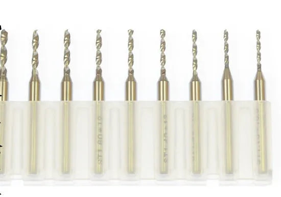 Tungsten carbide micro engraving bits for PCB electronics and precision industrial applications