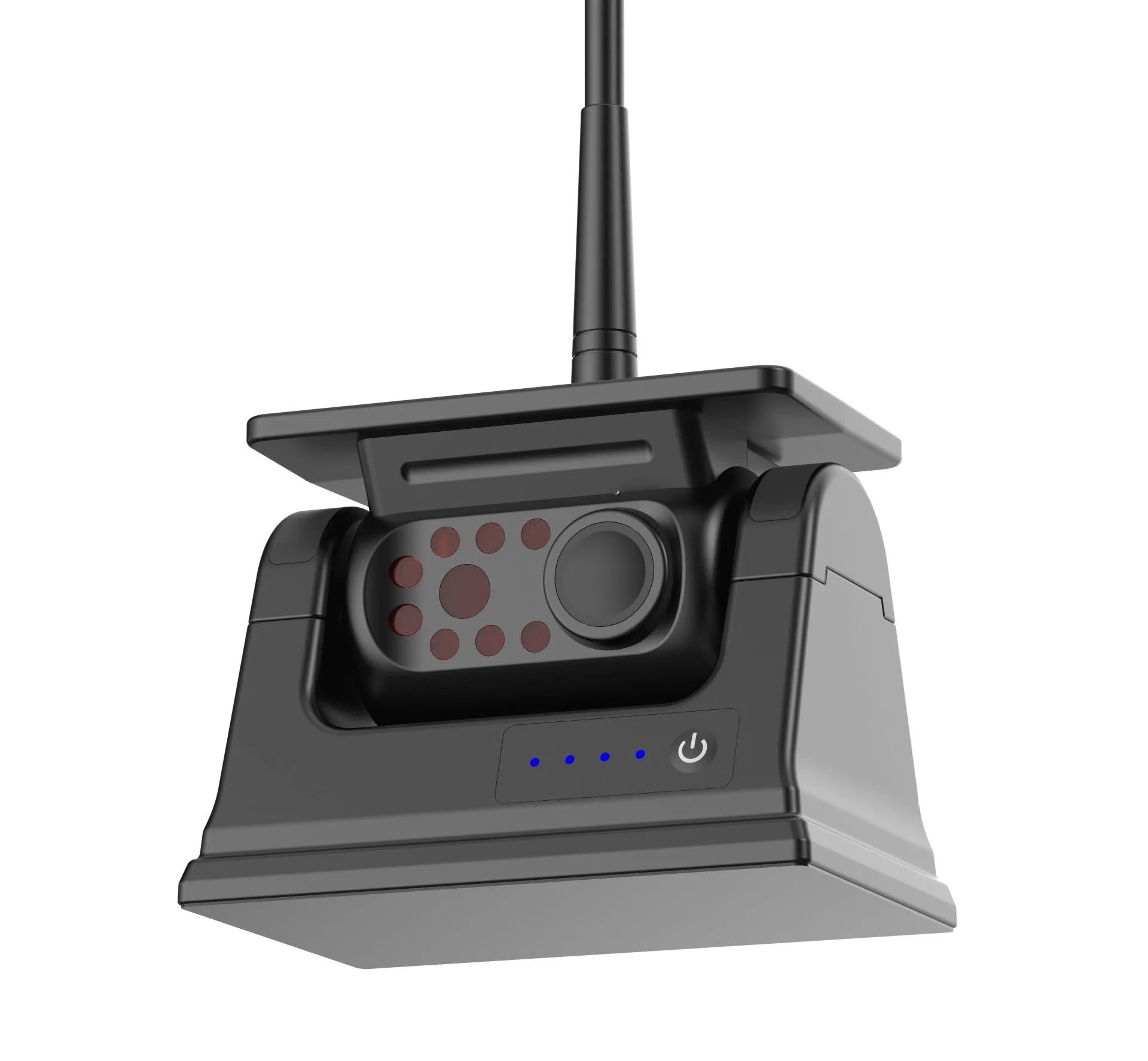 YL-Solar WF908 wireless solar charging camera with aluminium alloy shell and magnet mount for vehicles.