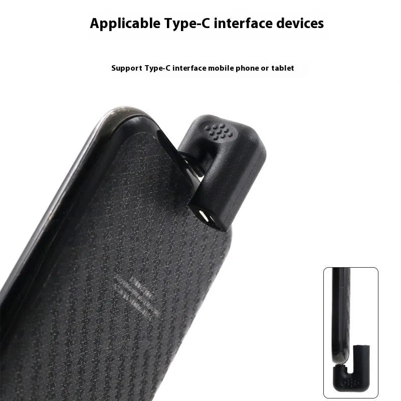 U-bend design mobile phone and tablet adapter extension cable with four adapter set
