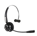 Bluetooth headset with microphone designed for truck drivers and office use, featuring noise-cancelling technology.