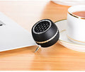 Universal external amplifier speaker in black, local gold, or rose gold finish.
