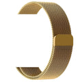Stainless steel watch strap in silver, black, gold, or rose gold for 38mm and 42mm watch cases