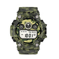 T6 Tactical Smart Watch with 1.3-inch screen on anti-sweat wristband in Black or Green colour