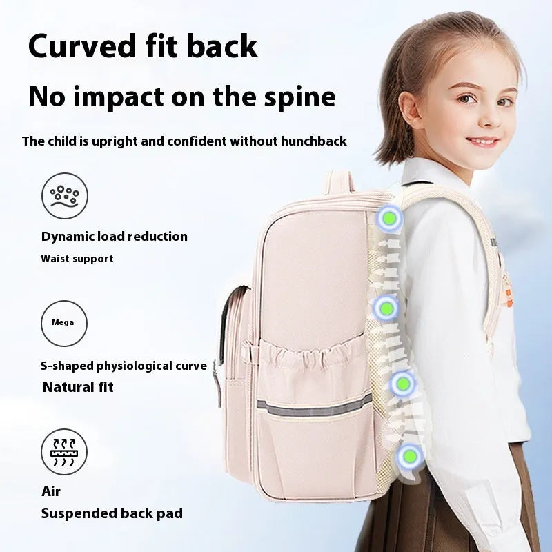 Student schoolbag backpack in Oxford cloth available in multiple colours and sizes for Grade 5-6