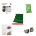 Alloy miniature gold coin treasure box and gold bars for doll house displays