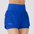 Women's cotton blend quick-drying sport shorts in loose casual fit