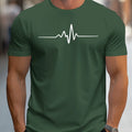 Men's loose fit short sleeve t-shirt with 3D raised letter print in various colours.