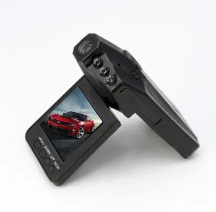 H198 car dashboard camera with six infrared lights and 2.4-inch screen for traffic recording