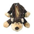 Soft plush Korean cartoon animal pencil case for children with animal designs