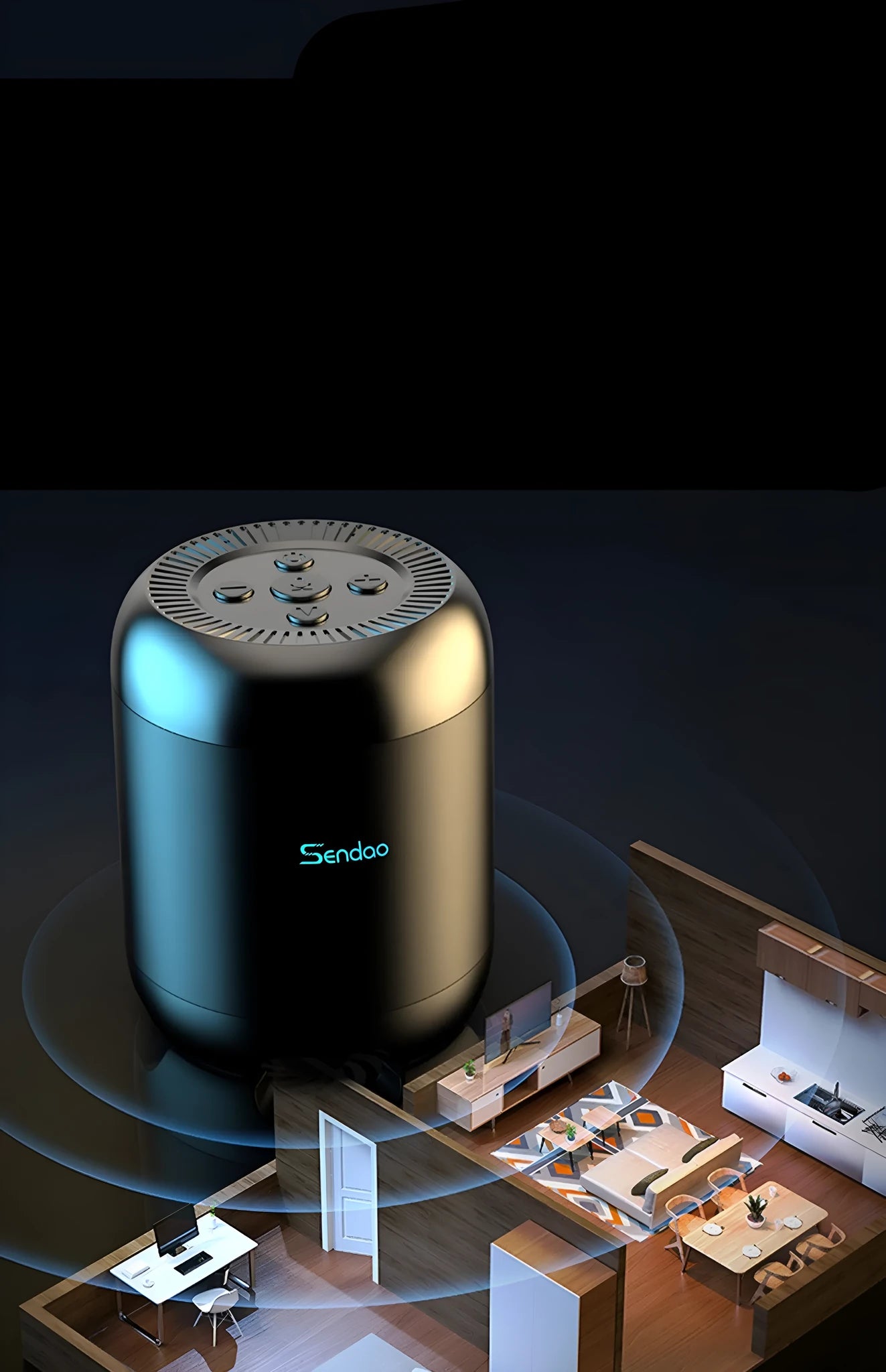Black or white wireless Bluetooth speaker with card reader slot and compact 90x73x73mm dimensions