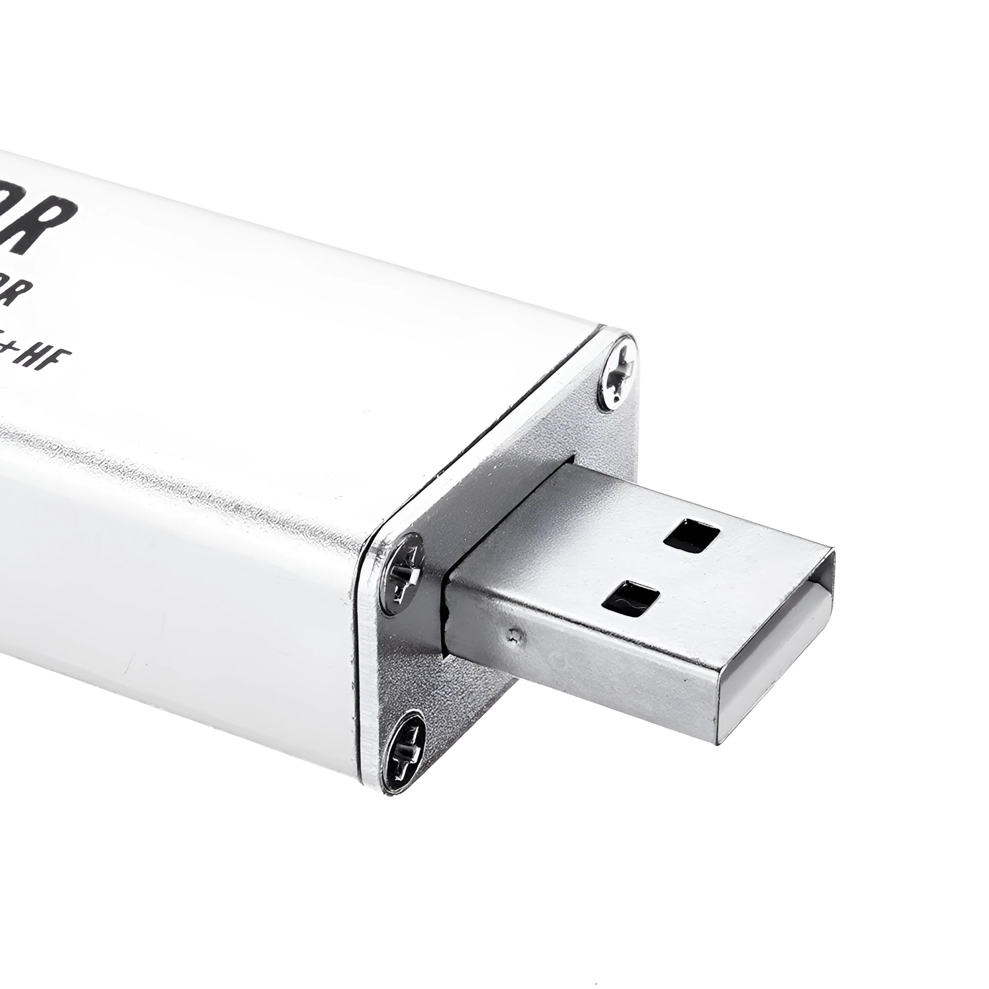 A300U all-band software-defined radio receiver with metal housing and SMA connector for 25MHz to 1700MHz signal reception