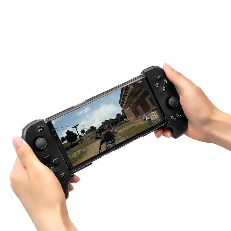 Cytec wireless Bluetooth game controller with telescopic phone holder in black or red blue colour