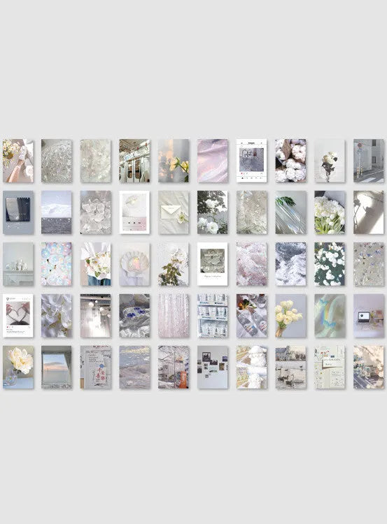 Japanese paper stickers for hand account collage with 50 different 4x6cm pattern designs