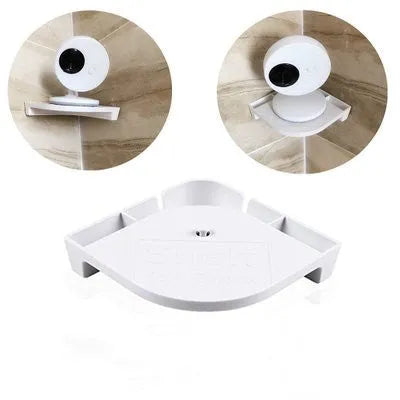 White wireless baby monitor with 3.5-inch screen showing nursery night vision view