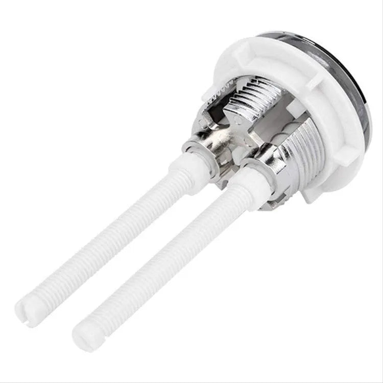 ABS plastic double-button toilet flush accessory for 38mm ground drainage systems
