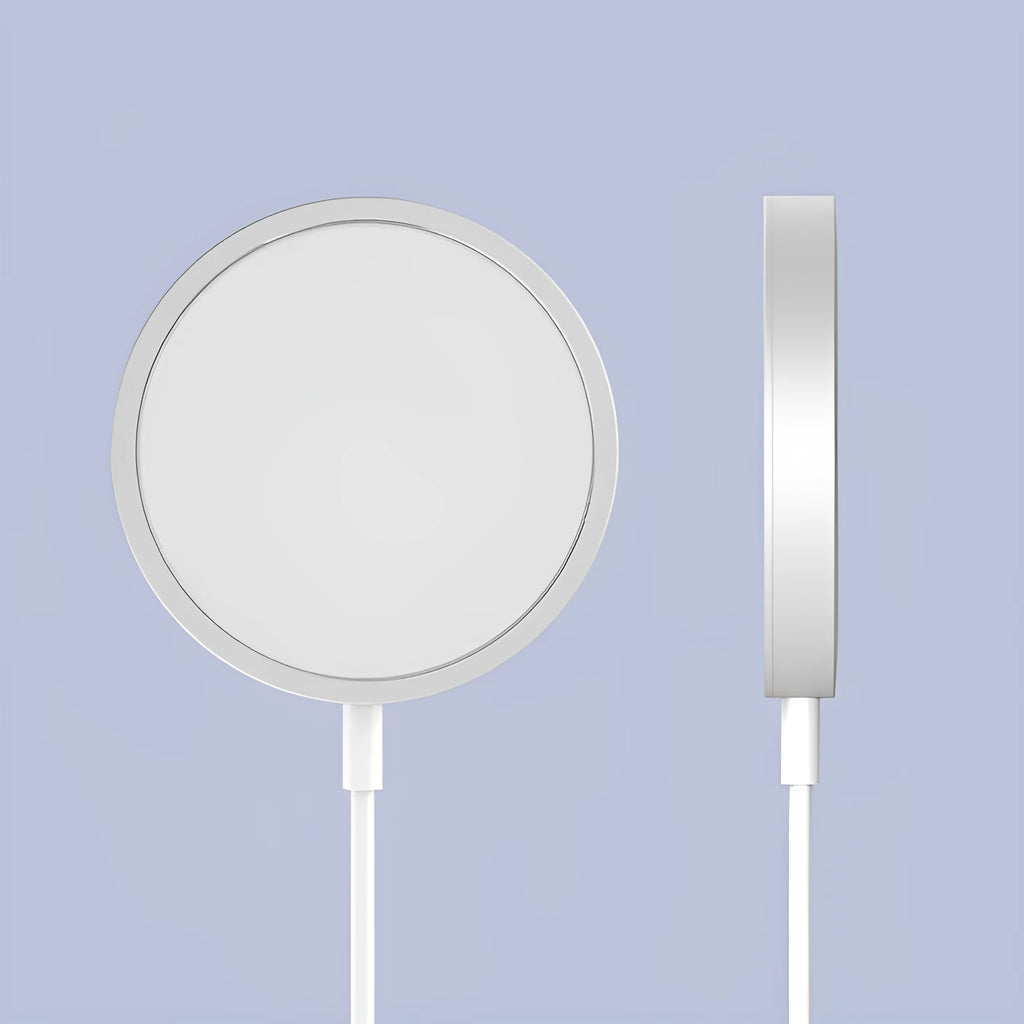 Metal magnetic wireless charger compatible with Apple Magsafe for iPhone 12 and 13 series