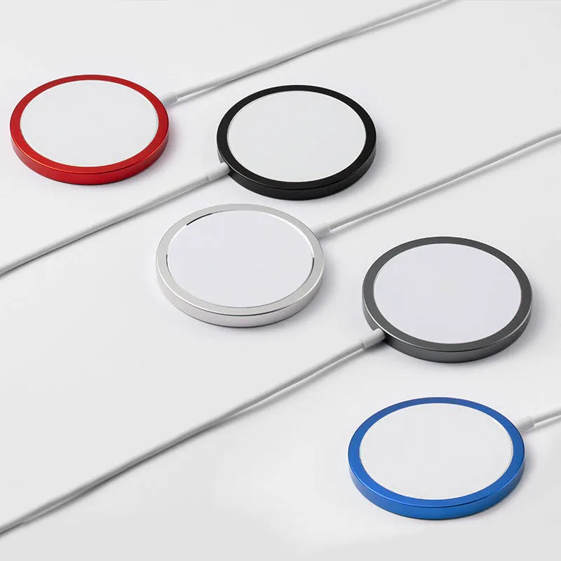 Metal magnetic wireless charger compatible with Apple Magsafe for iPhone 12 and 13 series