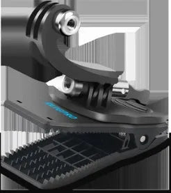 360-degree rotating backpack clip mount for GoPro and action cameras with aluminium alloy clip