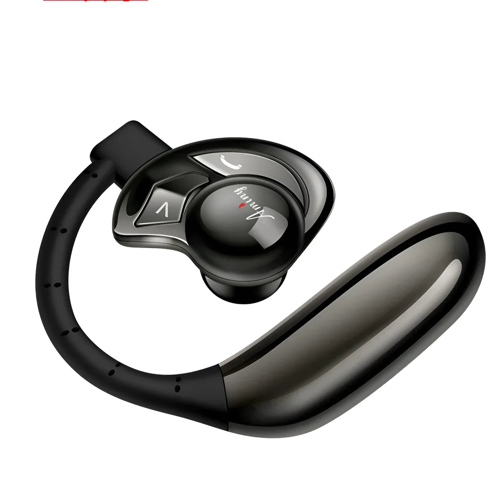 Emini UFO painless Bluetooth headset hanging ear single ear wireless gun black for driving sports