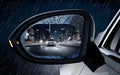 Two pieces of Che Youmeng 100mm x 145mm rainproof film for car rearview mirrors