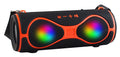 Compact multifunctional Bluetooth speaker with lantern light, strap, and phone stand in five colour options.
