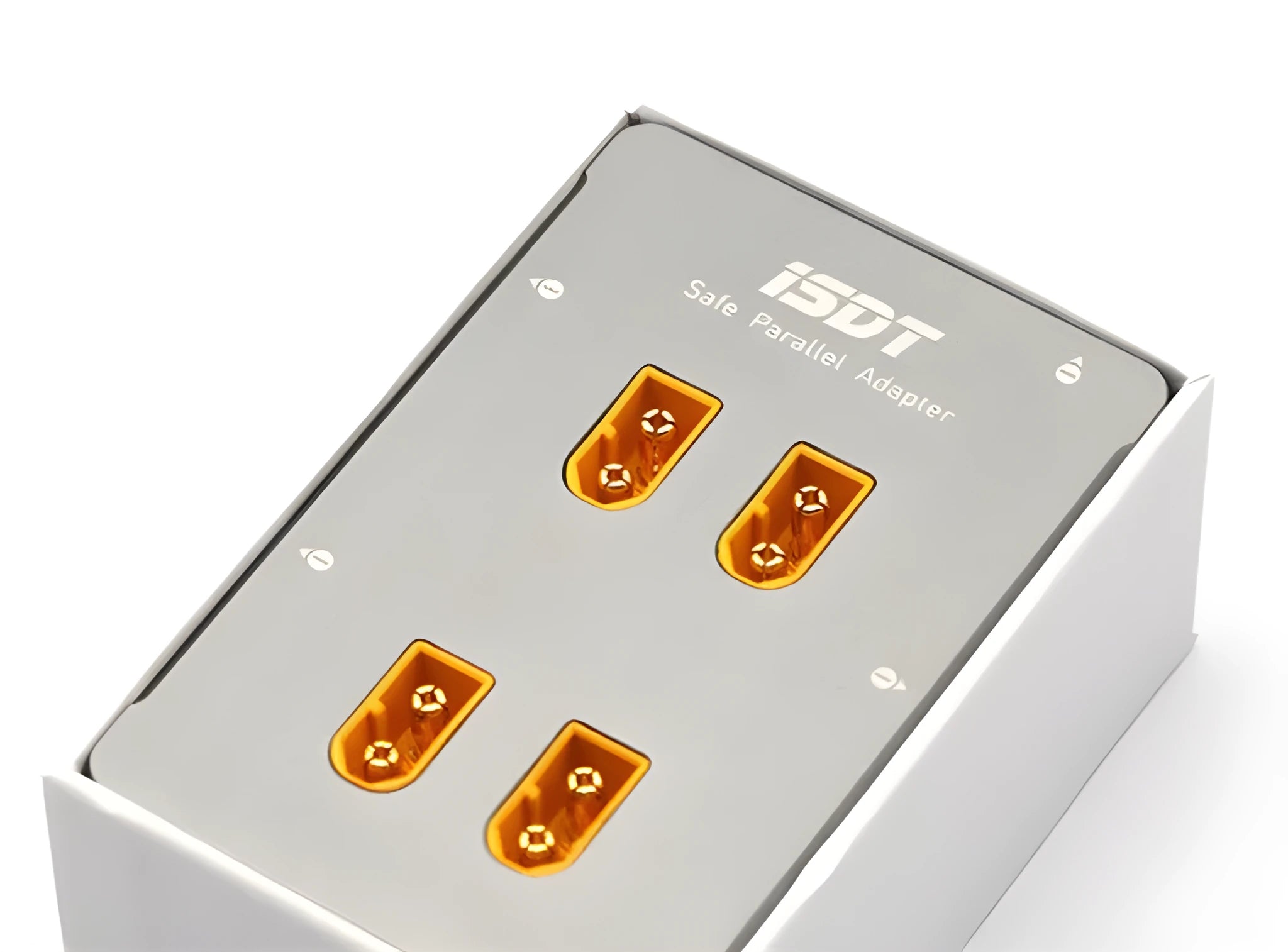 Grey Astor parallel charging board with XT60 connectors for drone batteries