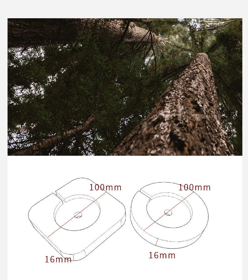 Walnut wood magnetic wireless charging bracket for MagSafe iPhones on desk