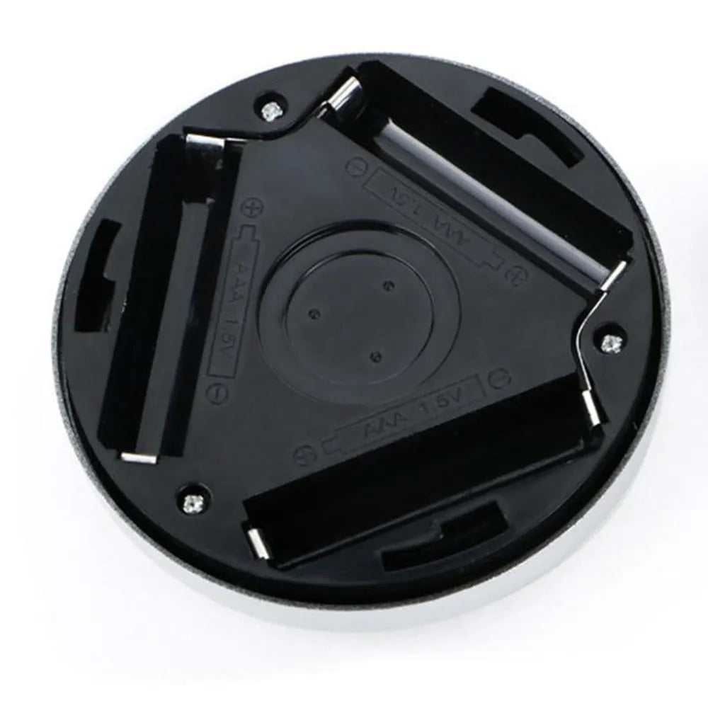 Silver wireless motion sensor night light with 80x80mm PC plastic housing