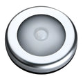 Silver wireless motion sensor night light with 80x80mm PC plastic housing