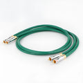 4 core shielded RCA audio signal cable with silver-plated copper for amplifier connections