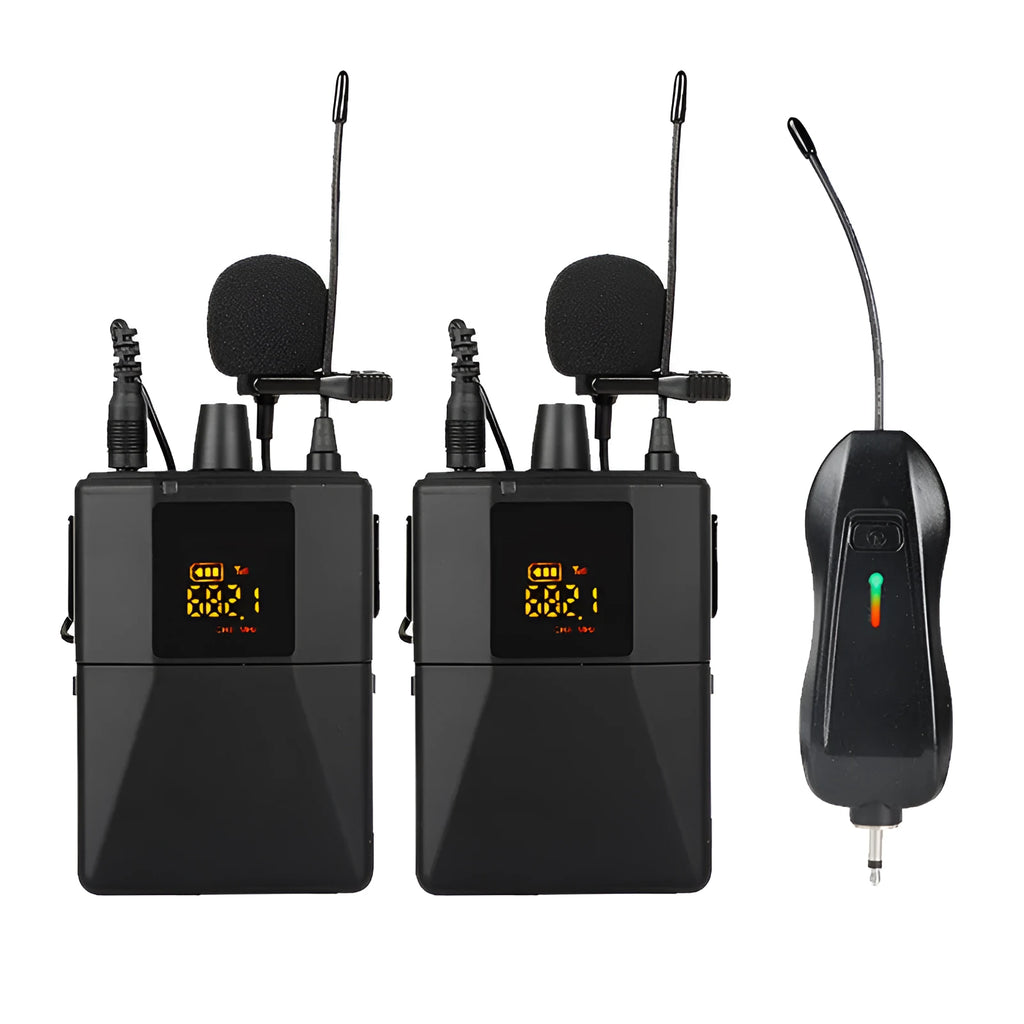 Black Little Bee X3 wireless lavalier microphone with clothing clip.