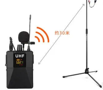 Black Little Bee X3 wireless lavalier microphone with clothing clip.