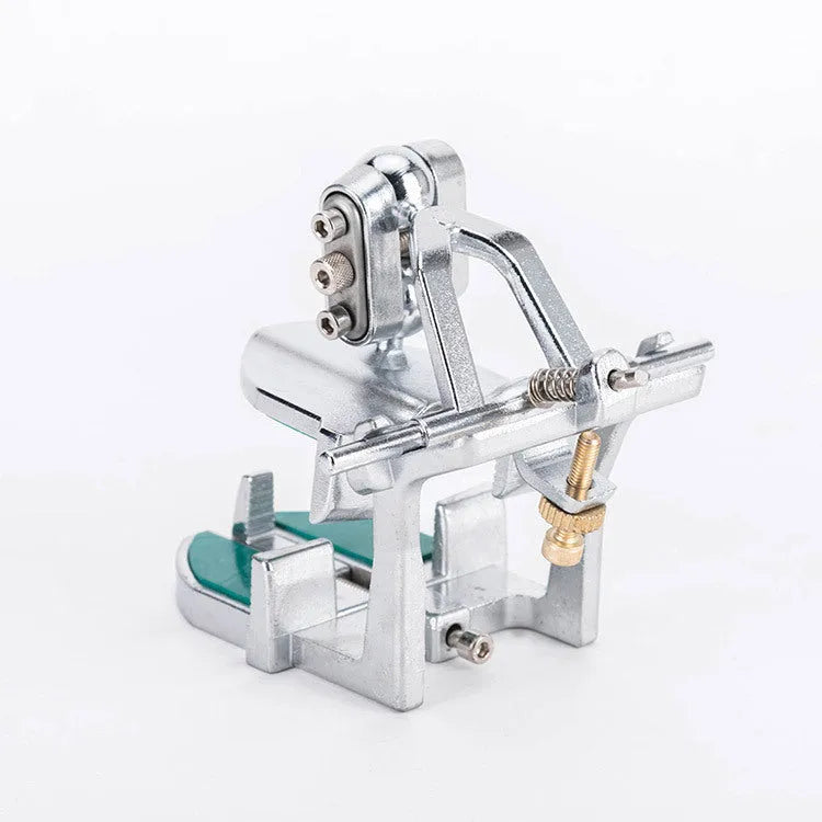 Korean dental articulator with adjustable components for crown and bridge laboratory work