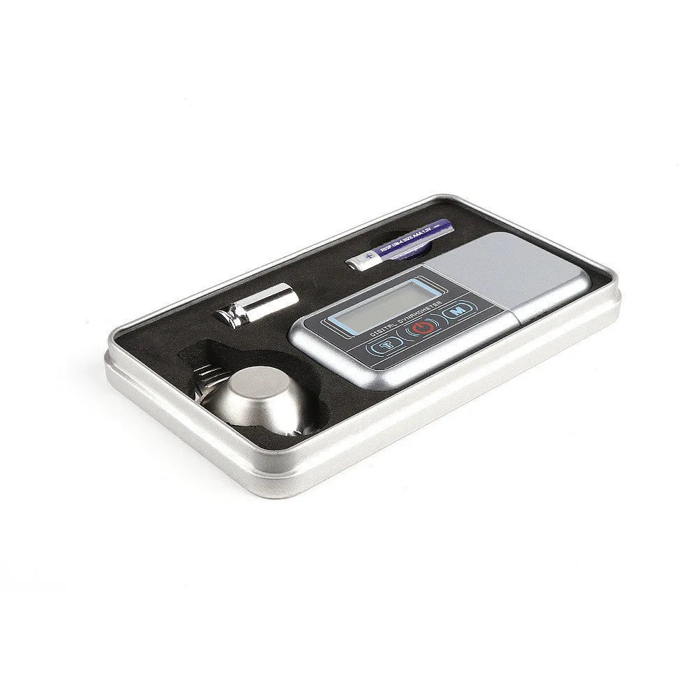Electronic precision scale with digital display for weighing small items up to 100g