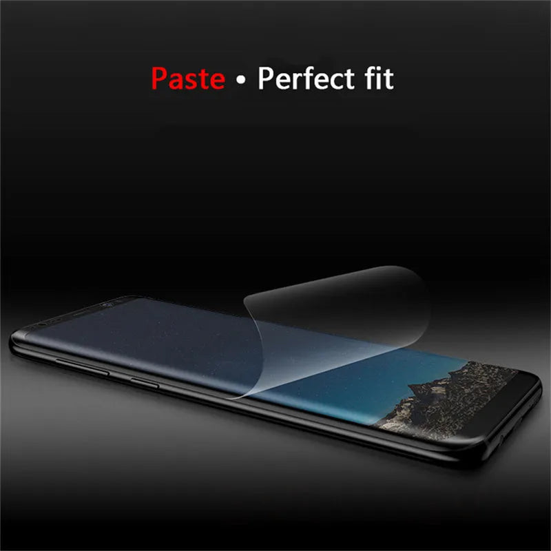 Samsung Galaxy curved phone screen protector hydraulic film in matte finish