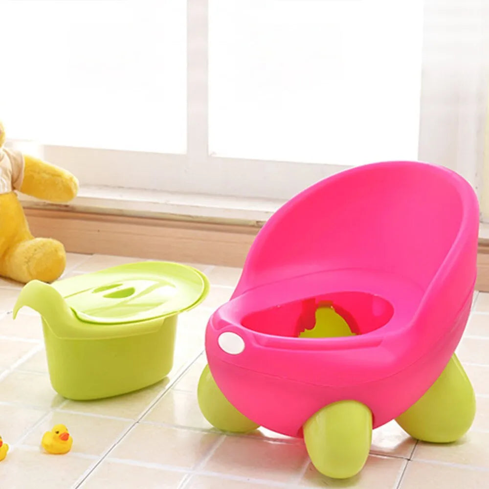 Dandan children's cartoon baby toilet stool in PP plastic, shown in one of six available colours.