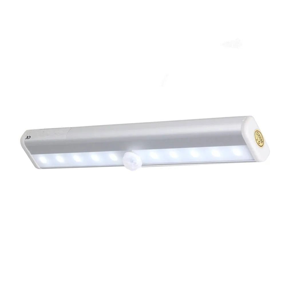 LED sensor light with infrared sensor, aluminium alloy shell, 190x30x16mm, white light