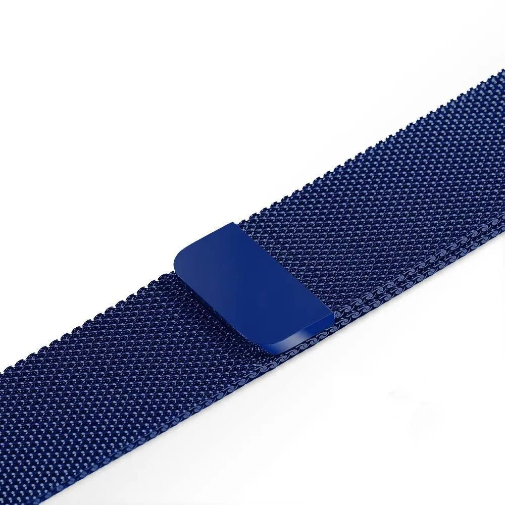 Stainless steel watch strap in silver, black, gold, or rose gold for 38mm and 42mm watch cases