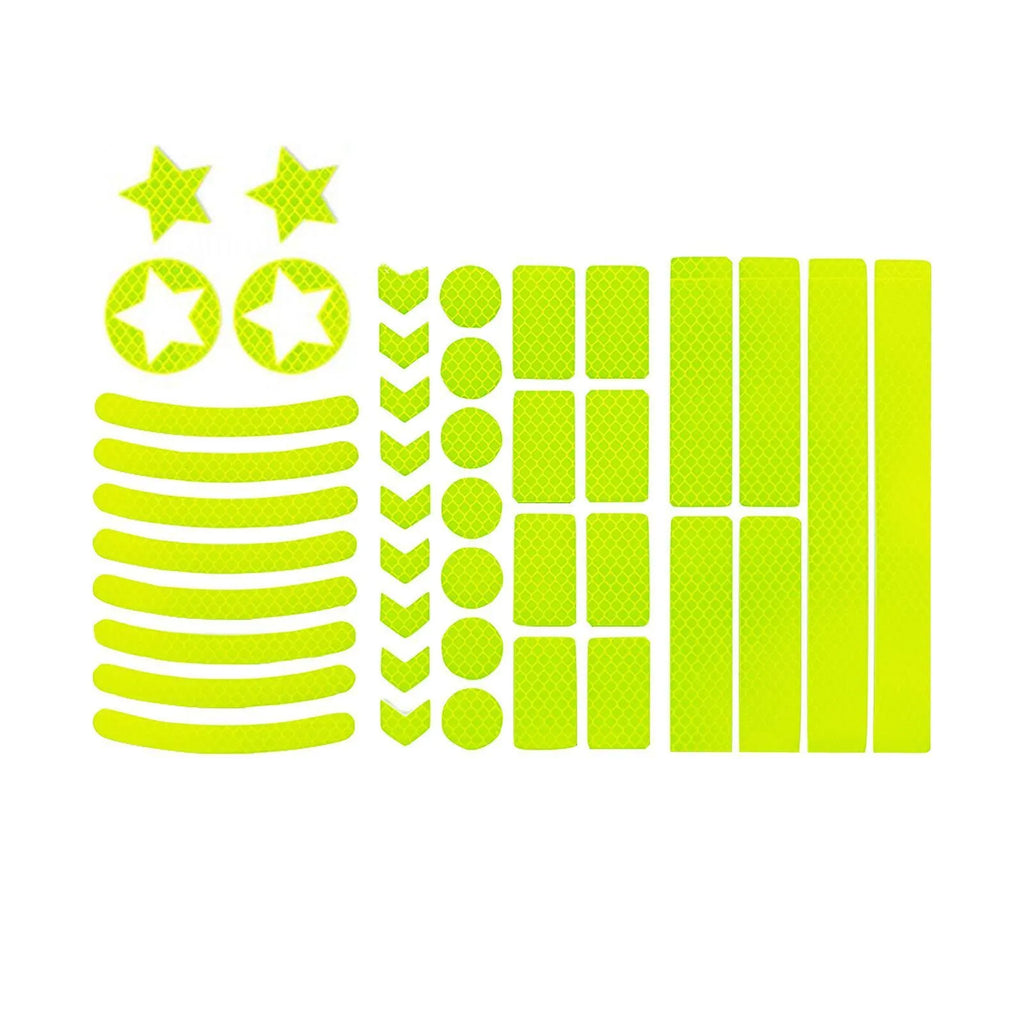 Bicycle reflective safety tape with grid pattern in four colour options
