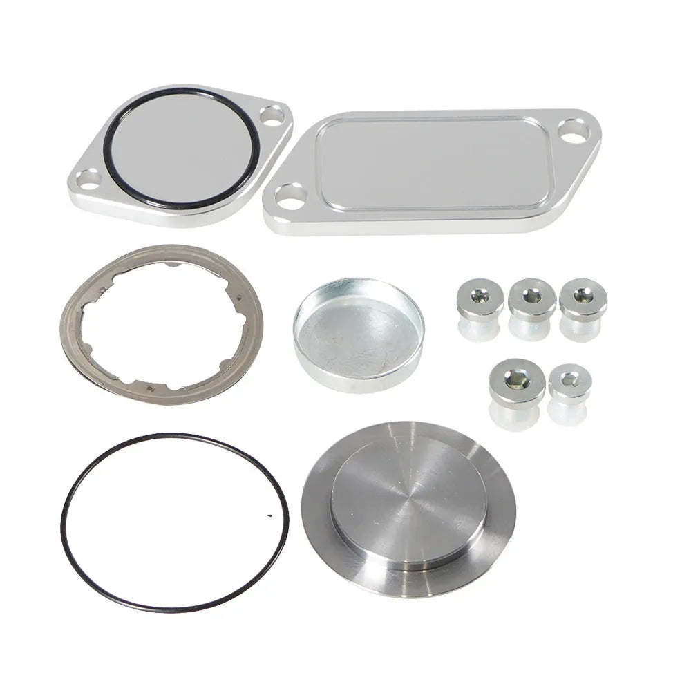 Silver aluminium alloy automotive engine valve cover replacement part