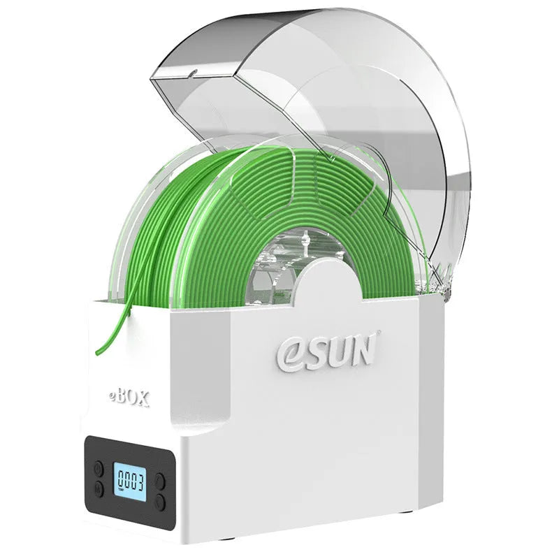 eBOX Lite 3D printing consumables drying storage box with wire heating system and multiple international plug options