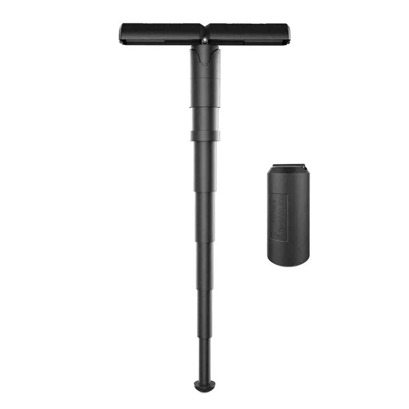 Black lightweight folding stool for camping and fishing, dimensions 170x70x70mm