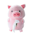 Plush cartoon lamb car tissue box cover for automotive and home decoration