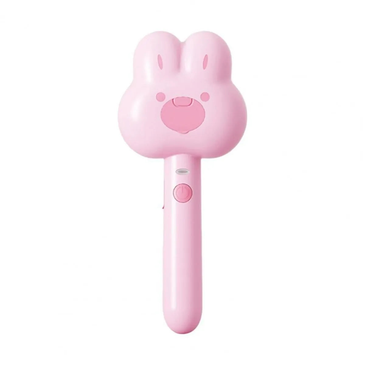 Rechargeable cat steam grooming brush with cartoon design in green colour