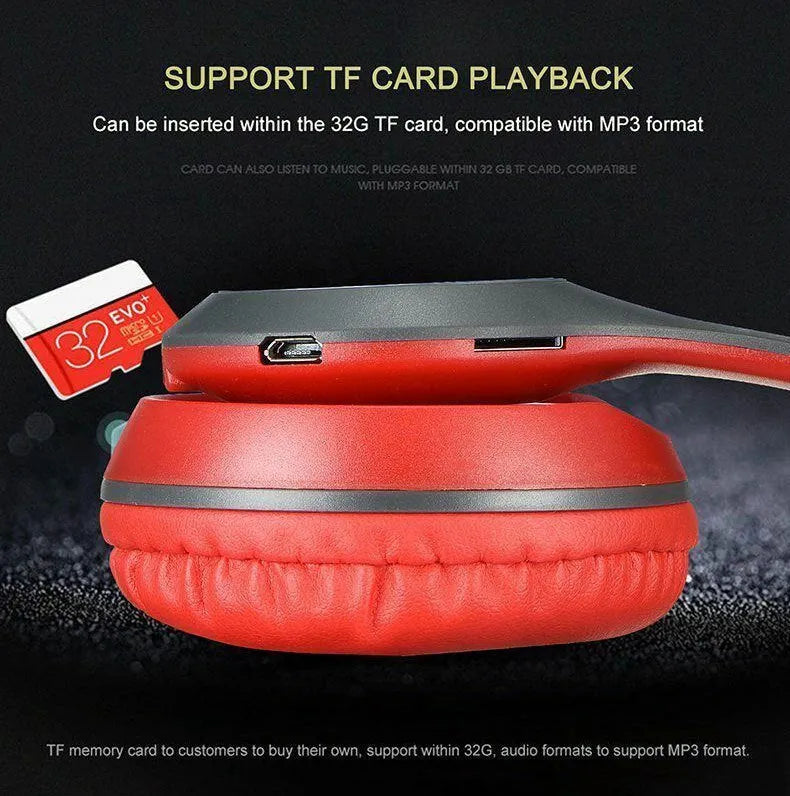 P47 wireless gaming headset in black with Bluetooth 4.1 stereo sound and 5-6 hour battery life
