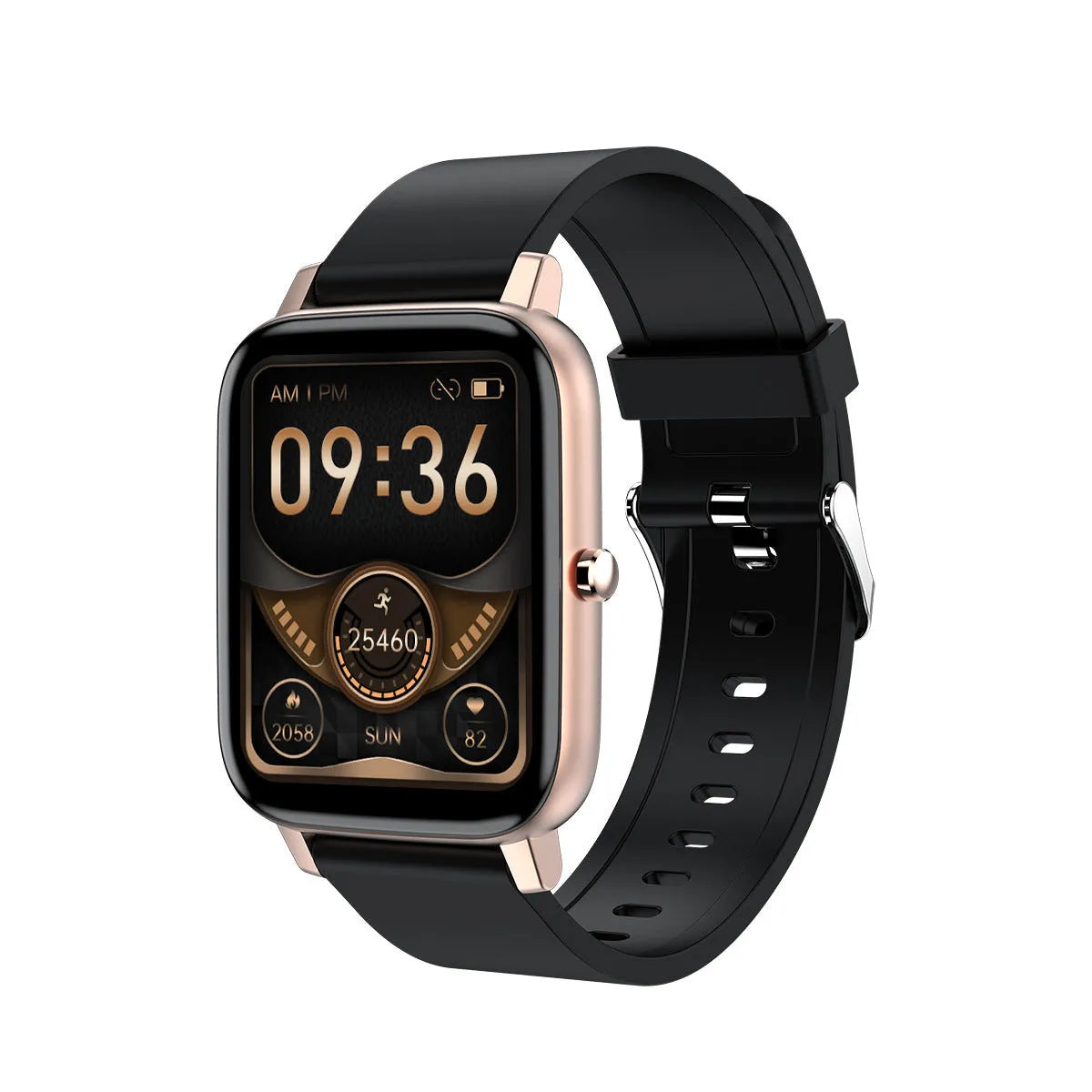 H80 Fashion Sports Smart Watch with ECG monitoring on a silicone strap, showing a coloured touchscreen interface.