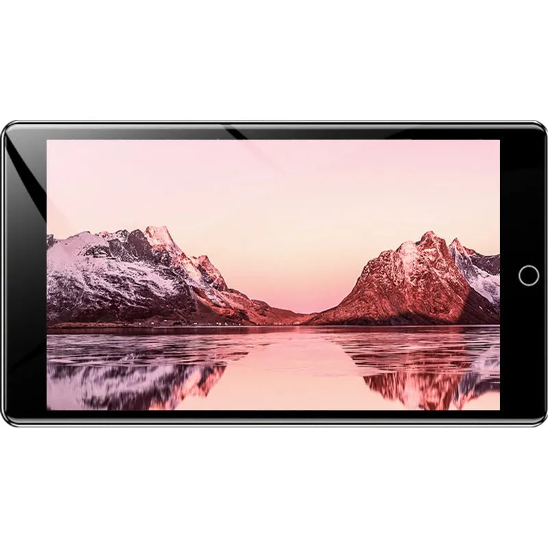 Black Ruizu H1 slim MP3 MP4 player with 4-inch touch screen showing music interface