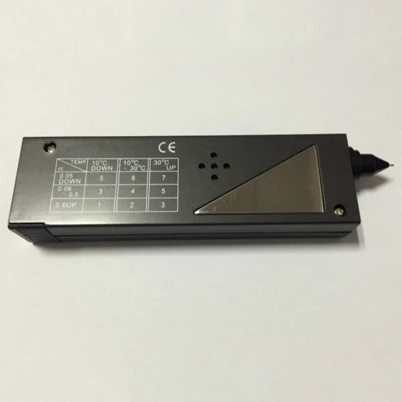 Black diamond thermal conductivity tester with metal probe for gem identification measuring 135x40x23 mm