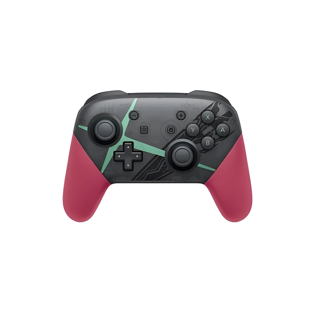 Wireless Bluetooth gamepad with vibration feedback in black, white, red, or green colours