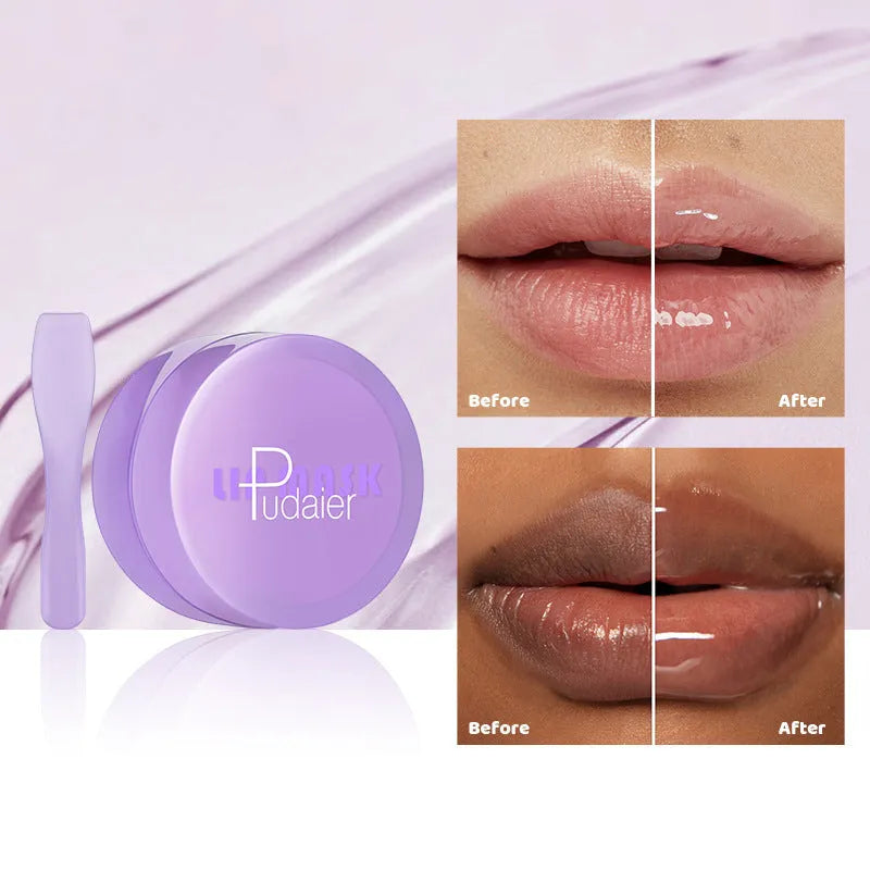 10ml exfoliating lip balm with scraper tool for moisturising dry lips